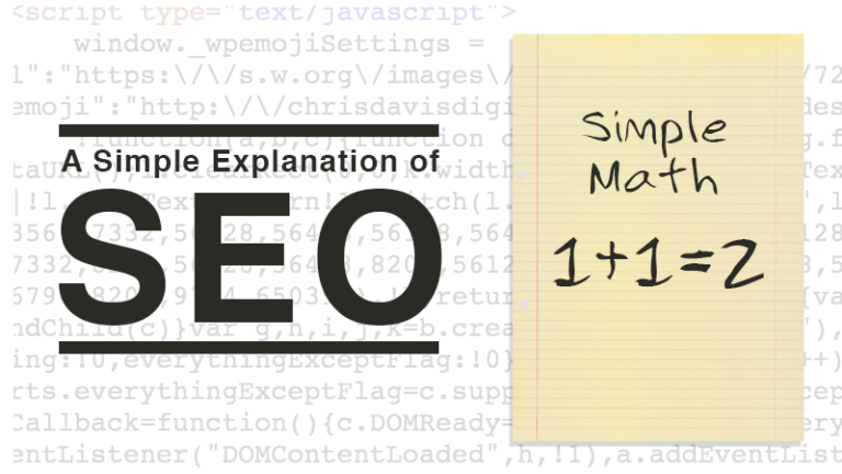 a simple explanation of SEO